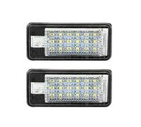 LED License Plate Light Lamp Lot de 2 feux plaque d'immatriculation Utilisation adaptée pour Audi A3, A4, S4, RS4, B6, B7, A6, RS6, S6, C6, S5, Q7, A8, S8