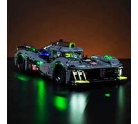 LED Licht Set für Lego 42156 Technic Peugeot 9X8 24H Le Mans Hybrid Hypercar (Kein Lego-Modell), Dekorationsbeleuchtungsset Kreative Spielzeug-Standard Version, 12 mois +