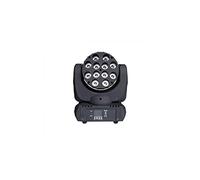 LED Light 12pcs LED Beam Moving Head Light Dustproof and Waterproof Self-propelled Voice Control Stage Performance Bar Atmosphere Light for Parties Home Show Bar Club Birthday KTV DJ PU