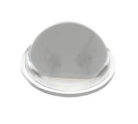 LED Light Convex Panneau optique d'objectif avec haute précision, insert en verre dôme durable | Mise au point de transmission plus de 97 %, élément circulaire résistant à la chaleur pour projets