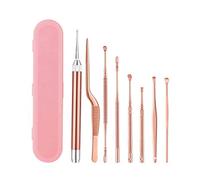 LED Light Ear Pick Ear Wax Removal Earpick Nose Clean Tweezers Picks Wax Remover 6Pcs/7Pcs/8Pcs Adults Ear Care Set (Color : 6Pcs) (8pcs)