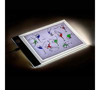 LED Light Pad A4 Dessinateur Projeteur, Led Tracing Light Box Board Art Dessin Copie Pad Tableau Câble Usb Pour Animation Dessin Animé Tatouage Traçage Artisanat Projets-35,5 * 23,5 * 0,4CM