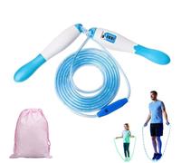 LED Light-Up Jump Rope for Kids, Illuminated Skipping Ropes with Adjustable Length, Tangle-Free, Rubber Handle & Grip, Glowing Skipping Rope 3 Adjustable Rainbow Glow Modes (Yellow Count)
