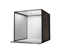 LED Lightbox Booth - studio pliable, cube de photographie compact | Structure d'éclairage d'affichage de fond dimmable, panneau de configuration de tir portable pour accessoires Figu