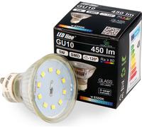 LED Line 10x GU10 5W Ampoule LED blanc froid 6500K 450 lumens Spot encastré Lampe à économie d'énergie Ampoule