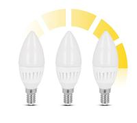 LED line Ampoule E14 Dimmable C37, 9W - 992 Lumens, Mat, Blanc Chaud 2700K, Ampoules LED E14 a vis Forme Flamme , Equivalence incandescence 90W, Ampoule LED en forme de Bougie Lot de3
