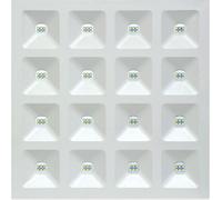 LED line Panneau LED 27W 60x60cm Plafonnier blanc neutre 4000K 3240lm Slim (19mm) Panneau de plafond Lampe de plafond Transformateur intergressé