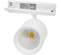 LED line Prime Projecteur LED triphasé sur rail Lumicanto blanc 12-42W 4300lm CCT 3000K/4000K/6000K 36°/60