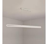 LED Linear Pendant LETURE DIMMable Plafond avec télécommande, Slim Suspended Lighting Ayémorrat Moderne Chandeliers Suspendus pour Chambre à Coucher de la Cuisine