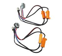 LED Load Resistor 50W 12V | Precise Indicator Adjustment for LED Headlight Indicator Messages | 2Pcs LED Resistor for Car/Truck/SUV | Protective - Oxidation Withstanding