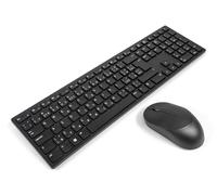 LED Logic Dell Km5221W Keyboard Mouse Included RF Wireless Qwertz, W128783895 (Included RF Wireless Qwertz Czech, Slovakian Black)
