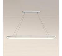LED Long Strip Chandelier Pendant Light with Adjustable Height White 70cm Ideal for Dining Room Bar Island and Living Warm Lighting