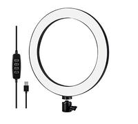 LED Lumière Anneau, Koukou USB 6-Pouces Dimmable Lampe annulaire 3 Modes d'éclairage pour Selfie, Maquillage, Direct, Youtube, Appareil Photo/téléphone Tournage vidéo avec connecteur Universel M1/4"
