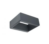 LED Lumière Extérieure Mur Aluminium Verre Détecteur de Mouvement IP65 B : 23 CM