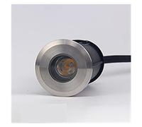 LED Lumière sous-marine IP68 Piscine étanche lampe Fountains Pond Garden d'eau Spot Lights(1W Diameter 52MM,Groen)