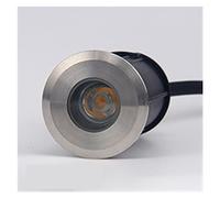 LED Lumière sous-marine IP68 Piscine étanche lampe Fountains Pond Garden d'eau Spot Lights(1W Diameter 62MM,Blauw)