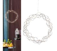 Eglo LED couronne lumineuse, décoration de fenêtre Noël en fil métallique