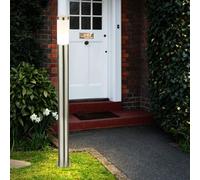 LED Luminaires de Jardin Lampe D'Extérieur Lampadaire Inox Balcon Terrasse E27