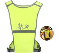 LED Luminous Weste Summer Night Sports Running Cycling Reflective Safety Kleidung gelbgelb