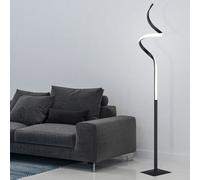 LED Luxe Lampadaire Noir Mat la Vie Ess Chambre Tactile Variateur Beistell Lampe