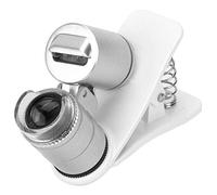 LED Maginier 60x Mini Microscope Pocket Loup Loup Gagnifing Werle Proboted Detector for Home Office Laboratory Bijoux