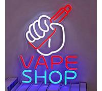 LED main cigare Evil Eye néon signe hommes cave lumière salon fumeur magasin Hôtel Bar partie fournitures garçon cadeau Stoner (USB alimenté)