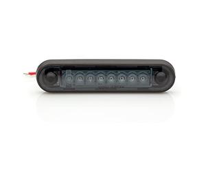 LED-MARTIN Feu de contour BULLSEYE LONG DARK - rouge…