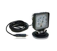 LED-MARTIN® Projecteur de travail 27 W avec base magnétique - 12 V/24 V