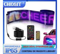 LED matrice Pixel panneau camion oeil Bluetooth APP matrice Pixel panneau veilleuse bricolage Programmable Flexible pour voiture magasin hôtel Bar