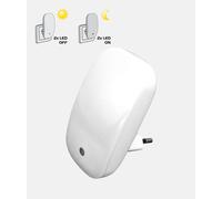 LED MINI NIGHT LIGHT 2LED, blanc L : 58, l : 44, H : 82