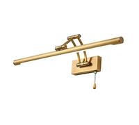 Led Miroir Lumière Avant 3 Modes de Couleurn Lampe Murale Miroir En Bois Armoire Éclairage Mur Toiletten Chambre À Coucher Côté Lit/60Cm/24W