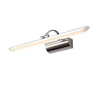 LED Miroir Lumière Salle de Bain, Lumière Moderne Miroir Armoire Lampes avec Tête de Lampe Pivotante à 180°, Blanc Neutre 4000K, Lumière Avant Miroir en Acier Inoxydable pour Hôtel Restaurant,63c