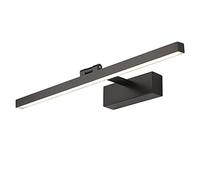 Led Mirror Front Lights Bathroom Vanity Lighting Fitting, Images D'Éclairage de Miroir Den de Maquillage, Lampes de Miroir de Vanité Pour Toilette Cabinet Miroir/Black-6000K