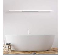 Led Mirror Light Black Bath Light Bath Lampe de Miroir En Aluminium, Lumière Décorée de Salle Den Créative Dimmable 3000K-6000K, 220V Shrand Lampe/Natural Light 60Cm