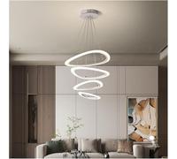 LED Modern Chandelier Lamp, Dining Room Decoration Office Desk Living Pendant Lights Hanging Light Fixture,lumières suspendues