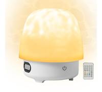LED Moon Light, Bedside Lamp, 4.33x4.33x4.92 Inches Wireless Speaker, Remote Control Function with Ambient Glow, Decorative Nightlight for Nursery Living Room Dorm Desk Camping Party Birthday Event