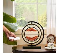LED Motion Sand Table Lamp with Remote Control 3D Liquid Sand Art in 3 Colors Relaxing Office Decor for Work Environment