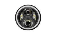 LED Moto Phares Phare Avant Moto Dot E9 7 Pouces avec Phare À LED À Œil Coudé Boîtier 7 Pouces Anneau Garniture Seau Support Montage Phare 7 Pouces(1pc headlights3)
