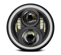 LED Moto Phares Phare De Moto avec Projecteur De 7 Pouces Feux Croisement 4.5 Pouces Anneau Montage Phare De 7 Pouces, Accessoires De Moto(7inch Lamp)