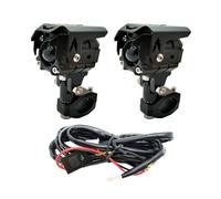 LED Moto Phares pour BMW R1200GS pour ADV pour F800GS Phare Avant LED Moto Lumière Blanche Et Jaune Feu Antibrouillard Auxiliaire Lampe Conduite(Light with wire)