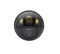 LED Moto Phares pour Dyna pour Sportster XL 1200 883 Phare Rond À LED pour Moto avec Anneau Halo Blanc Ambre Projecteur De 5.75 Pouces