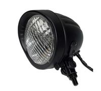 LED Moto Phares pour Phare De Moto Chopper 4 3/4 4,75 Pouces Feu Antibrouillard Ampoule Spot(Black with Clear)