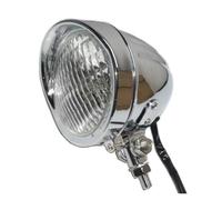 LED Moto Phares pour Phare De Moto Chopper 4 3/4 4,75 Pouces Feu Antibrouillard Ampoule Spot(Chrome with Clear)