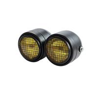 LED Moto Phares pour Suzuki Black Motorcycle Twin Double Phare Moto Dominator Streetfighters Project Double Phare(B)