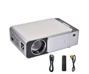 LED Movie Projector, High Definition 4K LCD Display, Same Screen Video Projector with Noise Reduction, Home Theater, Perfect for Movies, TV Series, Photo Sharing, Sports, Easy Setup