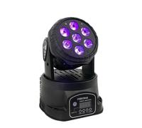LED Moving Head Light, 7x12W RGBW, angle de faisceau de 40 degrés , mouvement LED 7X12W, prise EU