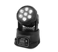 LED Moving Head Light, effet de lavage, RGBWA+UV, LED WASH 7x12W 4in1, EU -Stecker