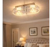 10 watts COB-LED Plafonnier chromé Applique d'éclairage Salle à mangerGianna 740025-2