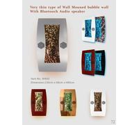 Led Mur d'eau Design Colonnes d'eau Cascade Image Cadre 50x80 Water Wall Nouveau
