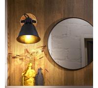 Applique Spot filament réglable éclairage salon lampe spot NOIR en kit ampoules LED incluses